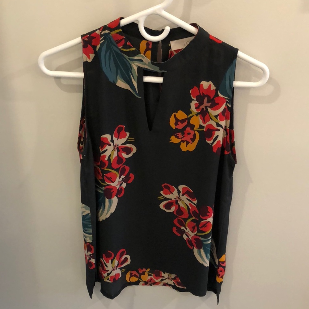 loft floral tank